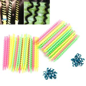 16/28/32Pc Plastic Long Styling Barber Salon Tool Hairdressing Spiral Hair Perm Rod Small