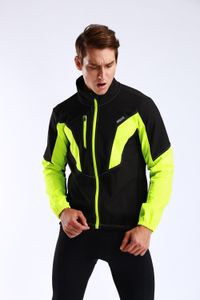Wholesale thermal winter windproof jersey for sale - Group buy ARSUXEO Men s Winter Thermal Cycling Jacket Windproof Waterproof Fleece MTB Bike Jacket Warm Bicycle Jersey Sports Coat N