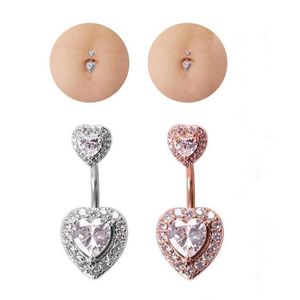 Wholesale united nails for sale - Group buy jewelry hot new Europe and the United States navel piercing navel ornaments jewelry heart set drill navel nail