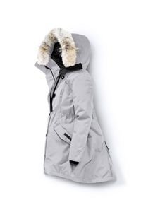 TOE Canada Women Rossclair Parka High Quality Long Hooded Wolf Fur Fashion Warm Down Jacket Outdoor warm coat