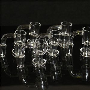 Rauchen Handgefertigter Quarz-Terp-Vakuum-Banger Domeless Terp Slurper Up Bangers Nail mit 25-mm-Eimer und 30-mm-Boden für Glasbong-Ölplattformen