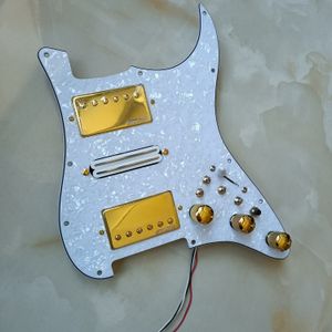 Upgrade Prewared HSH Pickups Pickups Gold WK WGC Alnico Pickups 4 Single Cut Switch 20 TonS więcej dla Gitara FD