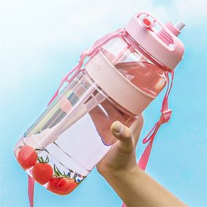 자전거에 대 한 700ml 1000ml 스포츠 자전거 병 스포츠 마시는 물병 야외 BPA 무료 스포츠 마시는 병 물 2L 3L 201221