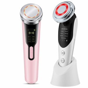 7 in 1 RF&EMS LED Skin Rejuvenation Beauty Device Anti-Aging Lifting Wrinkle Remover Micro Current Vibration Face Massage 220216