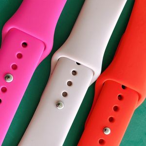 Correas de silicona para Apple Watch Band 44mm 40mm 38mm 42mm Correa Iwatch Serie SE 6 5 4 3 Pulsera Iwatch Serie 7 45mm 41mm Wheambands