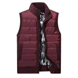 Mens Jacket 민소매 조끼 니트 Cardaigan 스웨터 남성 겨울 양털 솔리드 패치 워크 양복 조끼를위한 양복 조끼 코트 Homme 20201