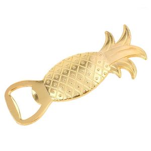 Party Favor Partihandel - Golden Pineapple Bottle Opener Beach Fruit Wedding Favor Bomboniere Gift Supplies Gåvor Favors1