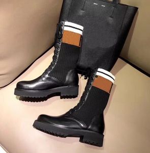 Women Boots Ankle Socks Booties Black Stretch Sock Boots vintage sexy Double Letter Shoes boot size 35-40