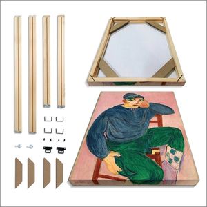 Solid Wood Picture Frame Painting Factory Provides Wall DIY Framed 60x50 50x40 40x30 CM 211222