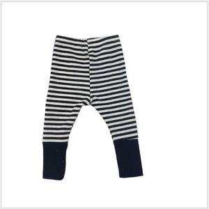 Nya toddler pojkar tjejer randiga leggings byxor bomull barn byxor baby pp byxor vår höst barn kläder spädbarn casual harem byxor