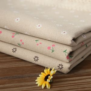 Hot Sale Pastoral Cotton Linen Table Cloth Cherry Daisies Printed Rectangular Table Cover Lace Edge Tablecloth for Wedding LJ201223