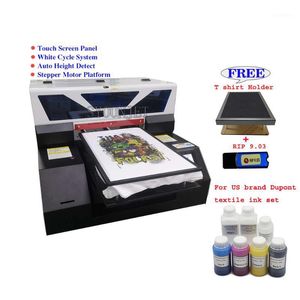 Printers Automatic Dtg 8 Colors DX5 A3 T Shirt Printer Touch Screen Jeans Textile Dark Fabric Print Machine1