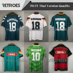 1990 1994 1988 2014 Retro Soccer Jerseys 88 90 94 away version Littbarski KLINSMANN Matthias Classic Football Shirt