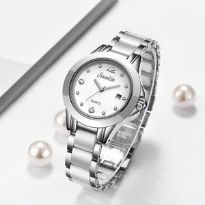 Top Marke Mode Geschenk Frauen Uhr Keramik Weibliche Quarz Uhren Frauen Casual Wasserdichte Uhr Ladies Uhr