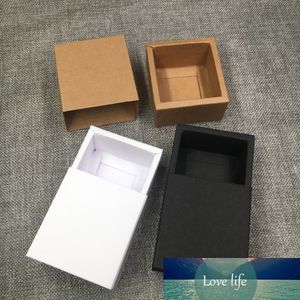 Wholesale craft drawer storage for sale - Group buy 20pcs Kraft Brown White Black Paper Drawer Gift Boxes DIY Handmade Soap Craft Candy Packaging Boxes Party Favors Storage box