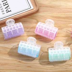 Wholesale girl curlers resale online - Hair Curler Rollers Bang Roll Plastic Self adhesive Dressing Tool Girl Beauty Styling