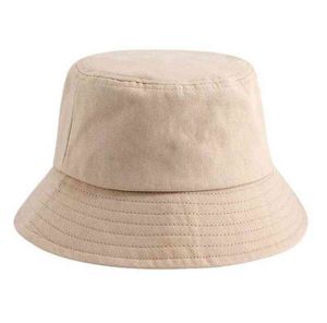 Unisex Summer Foldable Bucket Hat Women Outdoor Sunscreen Cotton Fishing Hunting Cap Men Sun Prevent Hats Y220301
