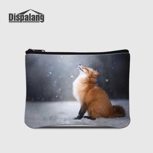 Portamonete carino con arrivo portamonete modello Dispalang portamonete zero portafoglio animale stampa 3D borsa portatile personalizzata da donna