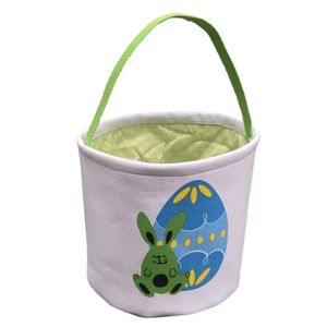 2022 New Easter Party Supplies Cute Basket Eggs Bunny Easter Bucket Holiday Decoration Top Sale