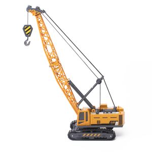 Crane Crawler Tower ABS Plastic Engineering Cable Excavator Model 1/55 Derrick Hanging Tower Collection Gift for Kids Boys Toy LJ200930