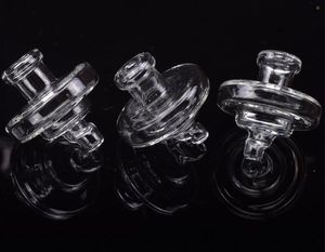 UFO Glass Bubble Carb Cap With Hole Quartz Thermal Banger Nails Frosted Clear Joint E-nail Oil Rig Dabbers Water Ppipe Bongs