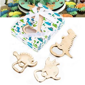 60PCS 3 Designs Dinosaurs Bottle Opener Baby Shower Birthday Gifts Party Favors Event Giveaways Anniversary Keepsake Table Decors