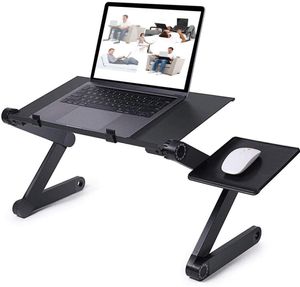 Verstellbarer Laptop-Tisch, Laptop-Ständer für Bett, tragbarer Schoßschreibtisch, faltbarer Laptop-Arbeitsplatz, Notebook-Riser