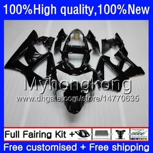 Corpo para Honda CBR900 RR Glossy preto CBR 929RR 900cc 929CC 900 929 RR CC 900RR 50HM.2 CBR900RR CBR929RR 00 01 CBR929 RR 2000 2001 carenagens