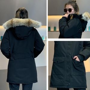 Inverno feminino para baixo parka outerwear impermeável grande pele de lobo real com capuz moda feminina para baixo casaco de inverno jaqueta de gril quente para mulher
