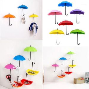 Ganchos trilhos 3pcs guarda -chuva multifuncional em forma de cabide da casa do suporte para casa decorativa Parede criativa da sala de estar da cozinha.