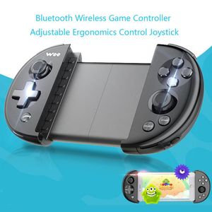 Kablosuz Bluetooth 4.0 Oyun Denetleyicisi IOS Için Ayarlanabilir Android Düğmeler Için Akü Kaymaz Uzaktan Kumanda Joystick