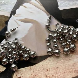 French light luxury pearl beads tassel Erwu Xiaoli new earrings hanging in the ear waterfall accessories female CX220310