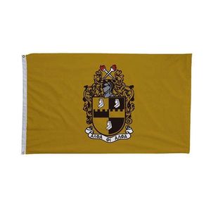 Alpha Phi Alpha Flag 3x5 FT 90x150cm Doppia cucitura 100D Poliestere Festival Regalo Indoor Outdoor Stampato Vendita calda