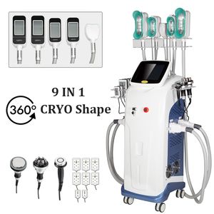 Toppkvalitet 360 CryOlipolys Ultraljud Kavitation Ultrashape Slimming Machine Cool Fett Removal Cryo Lipo Laser Viktminskning Maskiner