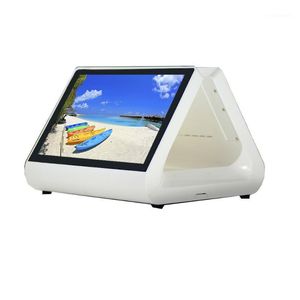 Wholesale touch cash register for sale - Group buy Dual screen inch EPOS all in one Windows machine Capacitive strong touch cash register strong For restaurant1