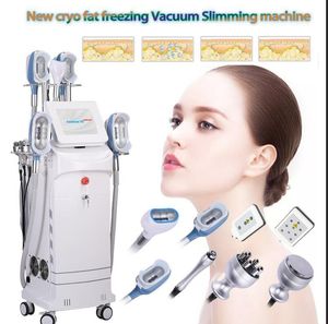 Direkt effekt 10 i 1 360 CryOlipolysy Slimming Freeze Machine med 5 Cryo Heads Fettavlägsnande Viktminskning 40K Kavitation RF Lipo Laser Cryotherapy Beauty Machine