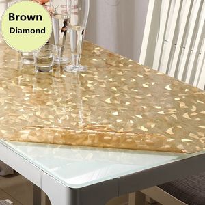 Wholesale table materials for sale - Group buy Pvc tablecloth Coffee mats waterproof oil proof Tablecloth Soft material glass table cover Heat resistant table mat table pad LJ201223