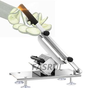 Household Manual Food Fruit Slicer Lamb Beef Slicer Machine Mutton Rolls Cutter Adjustable Thickness