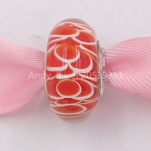 Andy Jewel Tualentic 925 Sterling Silver Beads Lampwork 새로운 유리 매력 매력에 맞는 유럽 판도라 스타일 보석 팔찌 목걸이 무라노