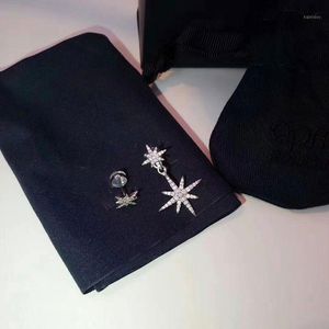 Orecchini a forma di riso con stelle a nodo Orecchini gioielli per donne Regalo di fidanzamento per matrimonio Moda Festa di Natale 84211
