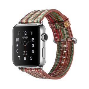 Banda de relógio de couro genuíno para Apple Watch 6/5/4 40mm 44mm SPORT SPORT SHIPSKIN SHUPS PARA IWATCH 3/2/1 38mm 42mm