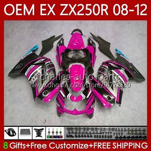 OEM-Einspritzung für KAWASAKI NINJA EX ZX 250R EX250 ZX250 R Verkleidung 2008–2012 81Nr