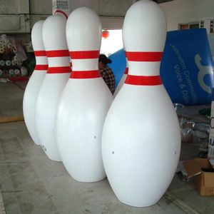 インフレータブルボウリングピン2m 2.5m 3m 6ピースセット大きな人間のボウリングボトルZorbハムスターボールゲーム送料無料