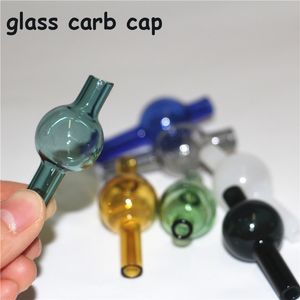 Bolha de vidro CARB CAP 25mm Od Grosso Tampão de vidro grosso para XL Flat Top Quartz Banger Nails Quartz Thermal Banger
