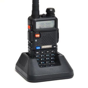 Ücretsiz Telsiz Telsizleri toptan satış-Baofeng UV R UV5R Walkie Talkie Çift Band MHz MHz Iki Yönlü Radyo Verici Ile mAh Pil Ücretsiz Kulaklık