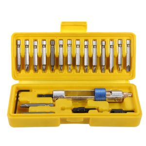 20Pcs Multi-purpose Precision Screwdriver Set 16 Different Kinds Head with Countersink Bits Hex Socket Wrench Y200321