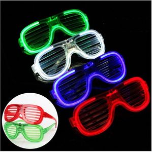 Party Favors Supplies Glasses Led Window Shades Flash Cold Light Glasses Cheer Festival Atmospheric Props Hot Selling