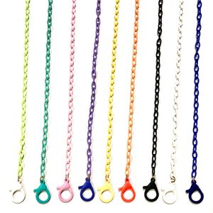 Mask Chain Holder Acrylic Lanyard Sunglasses Chains Anti-slip Reading Glasses Cord Neck Strap Rope for Children Women Men JK2101XB