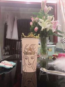 The Pink Crown Goddess Starbucks Cup Luxury Couple Ceramic Mugs Morning Mug Milk Coffee Tea Breakfast Girlfriend Mother Product Gift