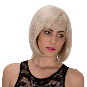 Синтетический парик BOBO с челкой симулятор человеческих волос парики волос для черных белых женщин Pelucas Cortas de Mujer 520 #